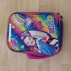 JoJo Siwa Be Kind Lunch Tote Bag Nickelodeon Colorful Kids Lunch Bag